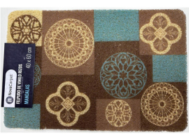 PAILLASSON VINYLE BOUCLÉ MANDALA