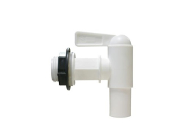 ROBINET BLANC 3/4'' POUR RÉSERVOIR D'EAU