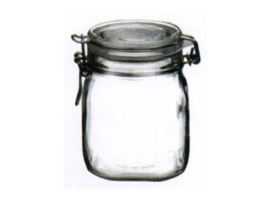 POT TRANSPARENT FIDO
