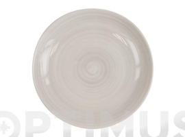 PLAQUE GRISE EN PORCELAINE FINE