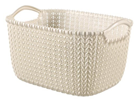 PANIER RECTANGULAIRE EN TRICOT S