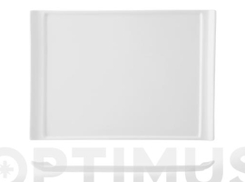PLATEAU EN PORCELAINE BLANCHE