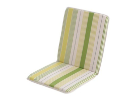 COUSSIN DE CHAISE + COUSSIN DE DOSSIER RAYÉ/CRÈME