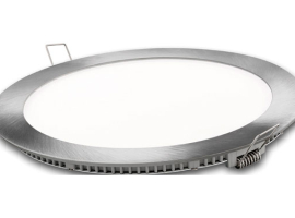DOWNLIGHT ENCASTRÉ LED ARGENTÉ ROND 18 W