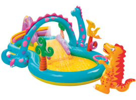 TOBOGGAN DE PISCINE GONFLABLE DINOLAND