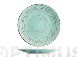 ASSIETTE EN GRÈS À LA MENTHE DE LA COUR