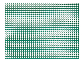 FILET PLASTIQUE 5 X 5 MM 310GR/SQM