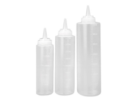 BOUTEILLE DE SAUCES AVEC BOUCHON
