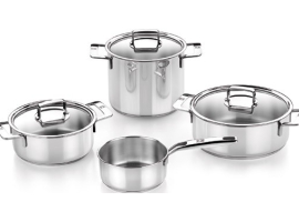 USTENSILES DE CUISINE EN ACIER INOXYDABLE 4 PIÈCES SIGNATURE