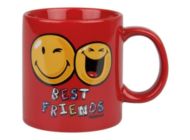 MUG CERAMICA SMILEY 330 ML