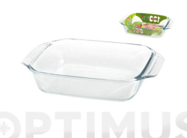 PLATEAU RECTANGULAIRE EN VERRE