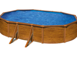 FILTRE A CARTOUCHE EN ACIER OVALE POUR PISCINE 3,8M3