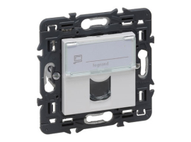 SOCKET RJ45 ELEC 9X9X3,8CM EMP CAT 6 ABS BL VALENA NEXT LEGRAN