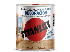 VERNIS ÉCOLOGIQUE À BASE D'EAU SATINÉ DÉCORATION