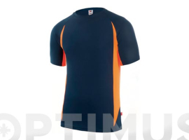 T-SHIRT TECHNIQUE BICOLORE À MANCHES COURTES